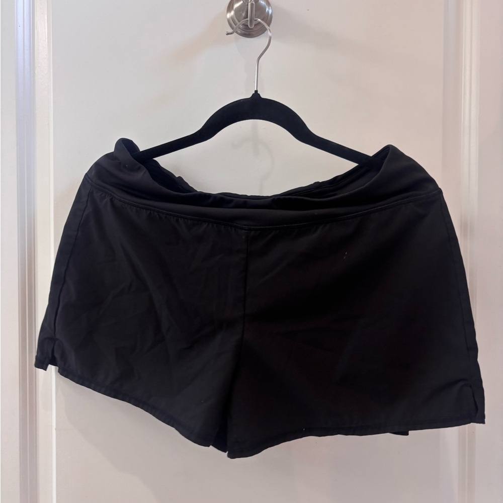 90 Degree By Reflex Black Athletic Shorts